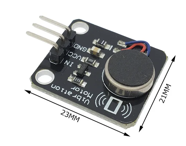 Module capteur connecté à un moteur DC pour mesurer la vitesse de rotation